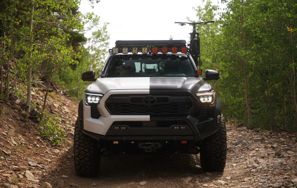 AlphaRex 24-25 Toyota Tacoma / 25-up 4Runner NOVA-Series LED Projector Headlights Black