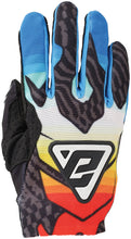 Load image into Gallery viewer, Answer 25 Aerlite Drip Gloves Black/White/Rainbow Youth - XL