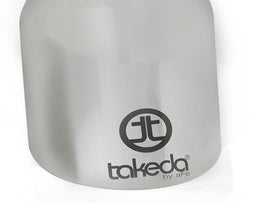aFe Takeda Universal Exhaust Tip 2-1/2 IN Inlet x 4 IN Outlet x 6 IN L- Polished