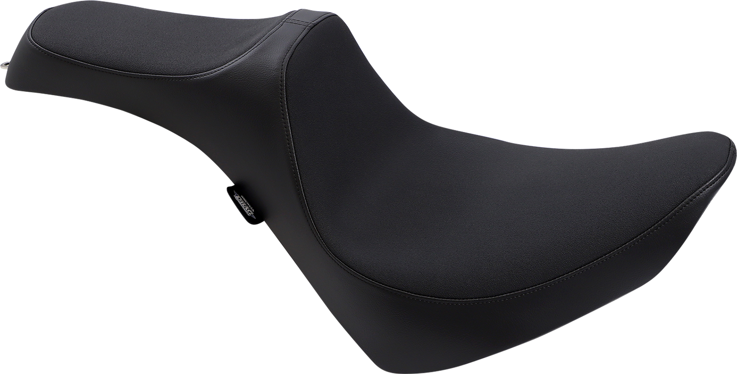 DRAG SPECIALTIES SEATS, Drag Specialties Seats Predator III Slip Stop™ Seat for Harley-Davidson FL/FX 2018-2023 – Black, Part 4665