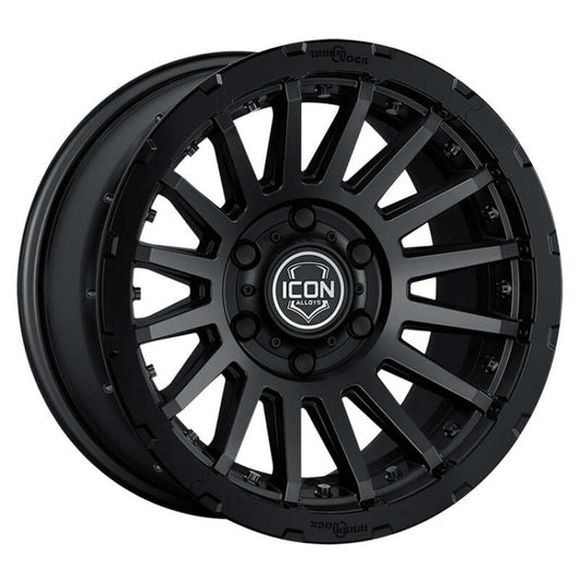 ICON Alloys Recon Pro Satin Black - 18x9 / 6x5.5 / 0mm / 5in BS