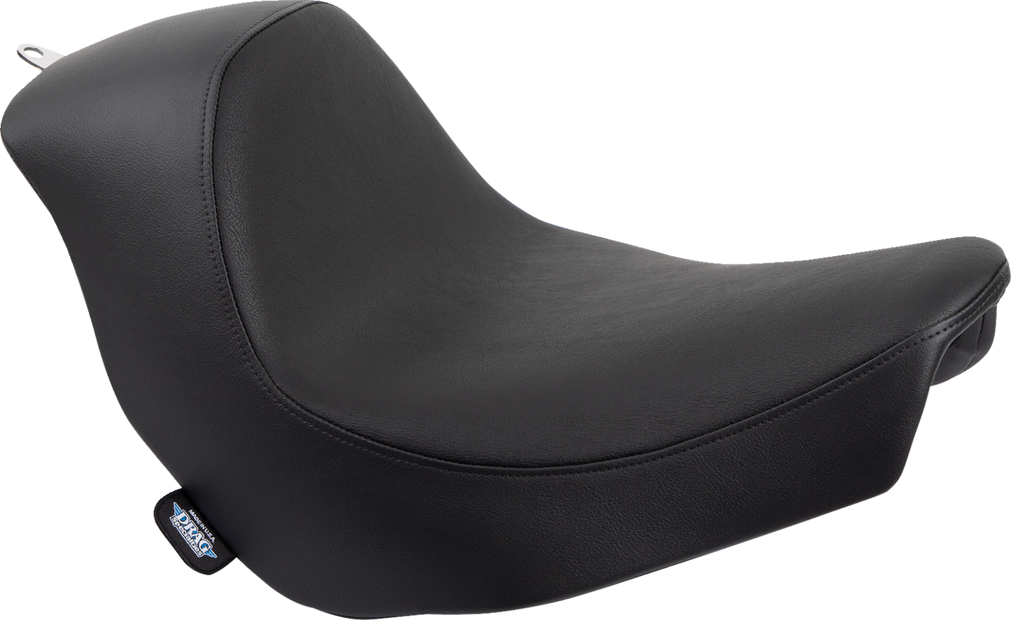 DRAG SPECIALTIES SEATS, Drag Specialties Seats Solo Seat - Black Smooth for FL/FX 2018-2023 (Part #0802-1512)