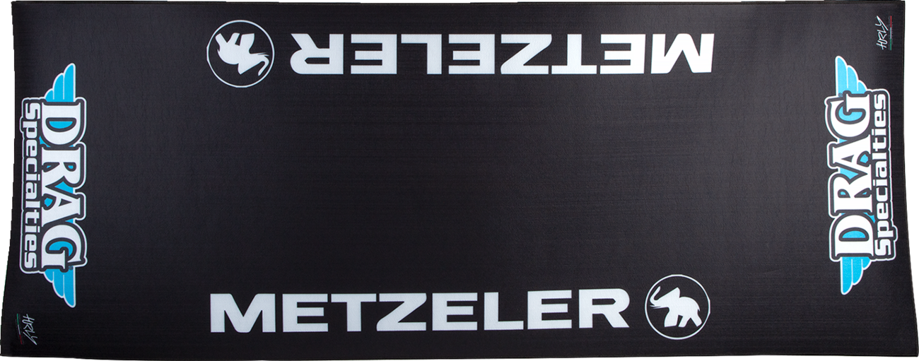 DRAG SPECIALTIES, DRAG SPECIALTIES HC80200METZDRAG Absorbent Pit Pad with Logo - Large