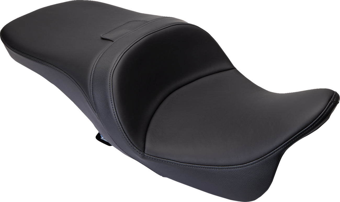 DRAG SPECIALTIES SEATS, Drag Specialties Seats Freedom Seat for FLH '09-'23 with Solar Leather in Black, Part #0801-1485