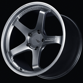 Advan GT for Porsche 19x11.5 / +55 Off / 5x130 / 71.6mm Bore / Machining and Hyper Platinum Black