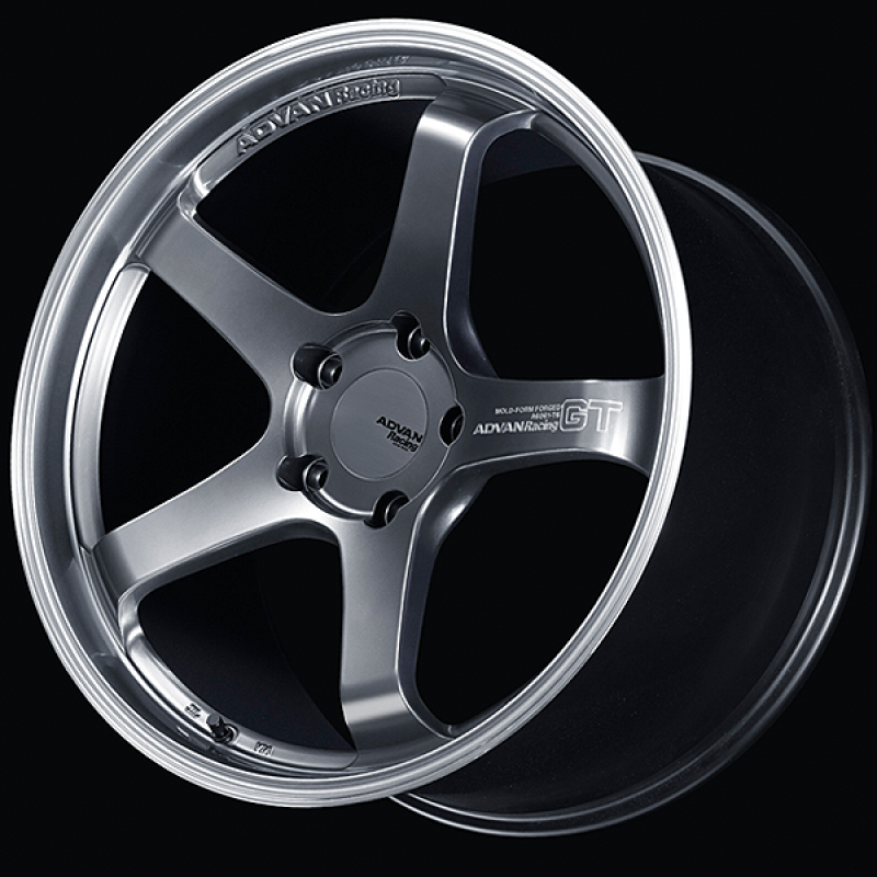 Advan GT for Porsche 20x11.0 / +50 Offset / 5x130 / Machining and Hyper Platinum Black