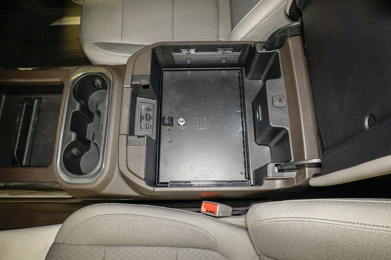 Tuffy Console Safe W/ Combo Lock For Chevrolet Silverado And Gmc Sierra W/ Flow Thru Console