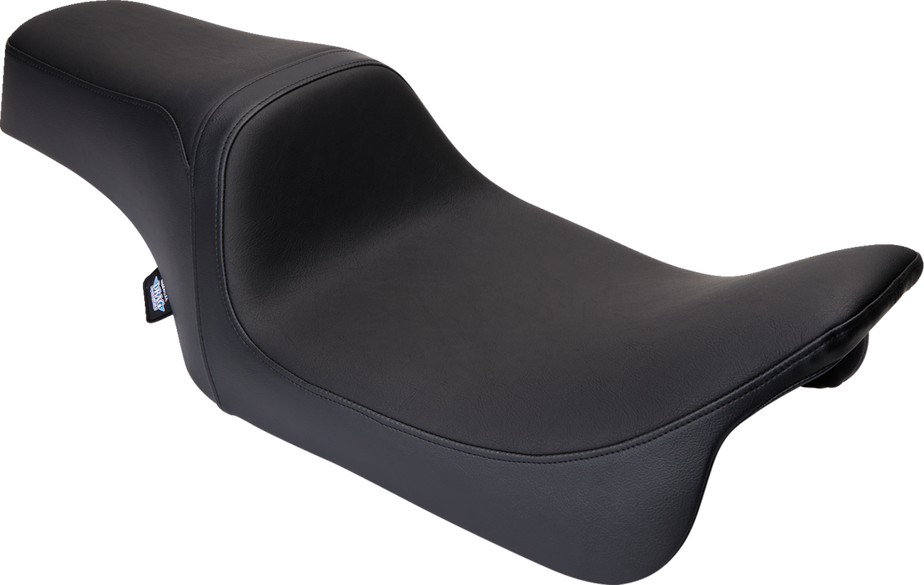 DRAG SPECIALTIES SEATS, DRAG SPECIALTIES SEATS Predator 1Up Seat - Vinyl Black for FLH 2008-2023 Part 0801-1480