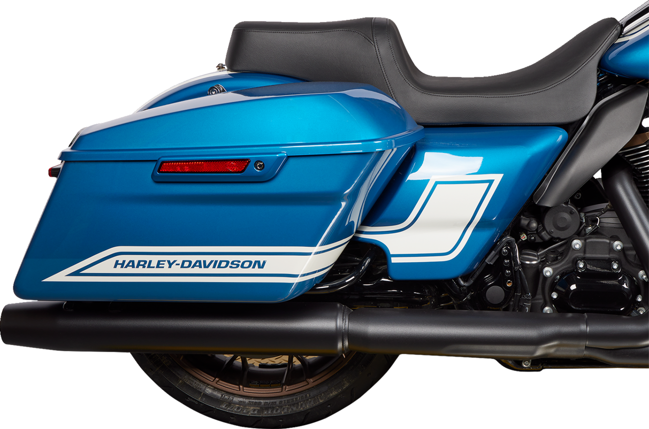 DRAG SPECIALTIES SEATS, DRAG SPECIALTIES SEATS Predator 1Up Seat - Vinyl Black for FLH 2008-2023 Part 0801-1480