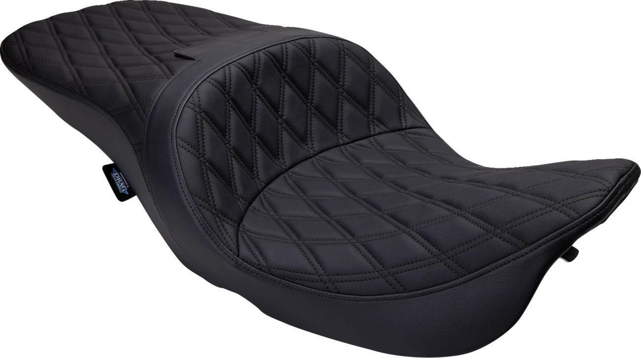 DRAG SPECIALTIES SEATS, DRAG Specialties Seats Freedom Seat with Vinyl Cover for Harley FLH 1997-2007, Part #08011504-4676B