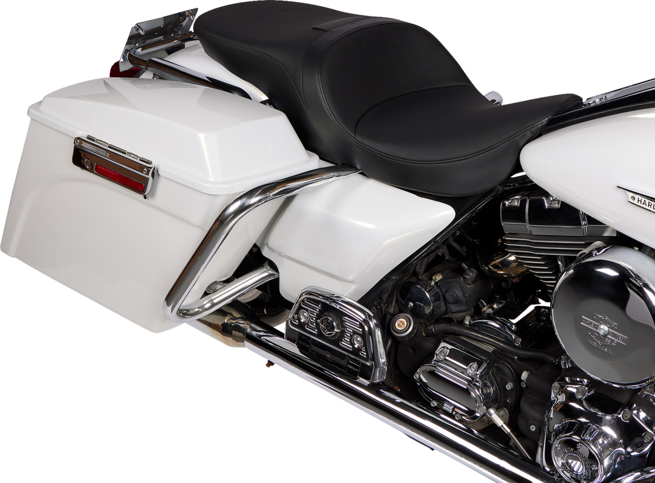 DRAG SPECIALTIES SEATS, DRAG SPECIALTIES SEATS Freedom Seat - Vinyl - Smooth - FLH 1997-2007 | Part #08011503-4676A