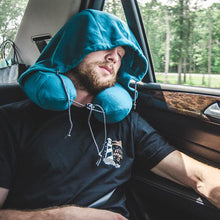 Load image into Gallery viewer, Hooded Travel Neck Pillow