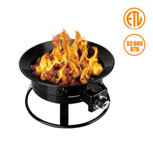 Load image into Gallery viewer, Camplux Propane Fire Pit Camping Fire Bowl for Cozy Outdoor Gatherings
