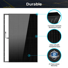 Load image into Gallery viewer, 370W/ 415W/ 500W Mono Black PERC Solar Panel UL 61730 CEC Listed