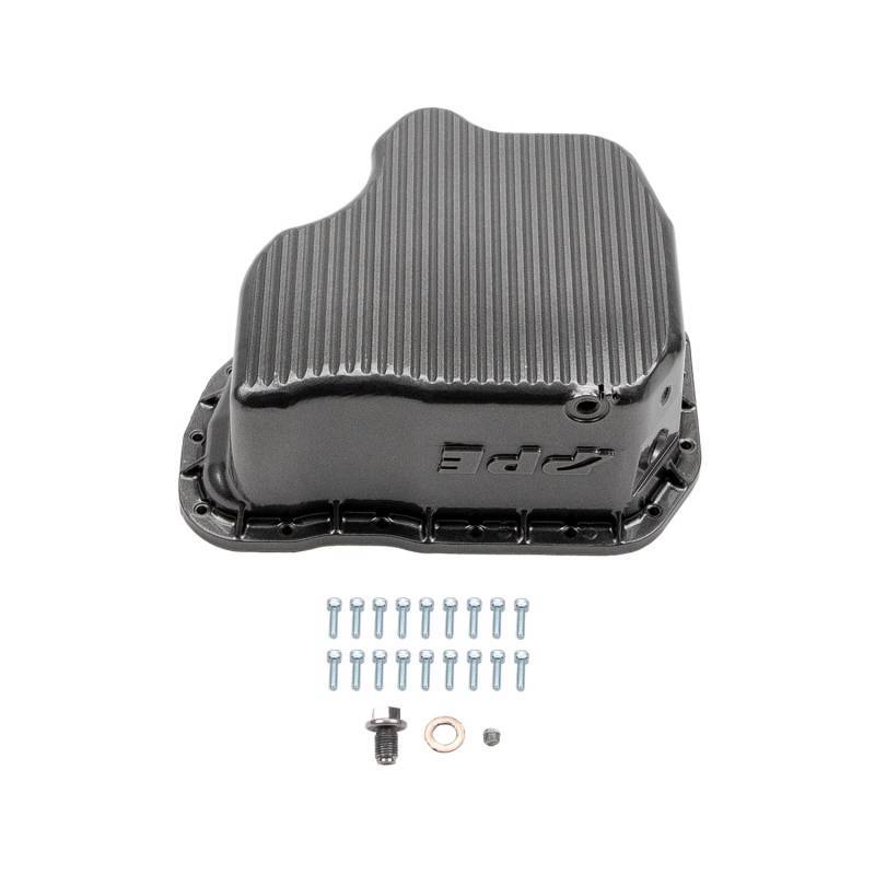 Wehrli 01-10 GM Duramax WCFab X PPE High Capacity Aluminum Oil Pan - WCFab Grey