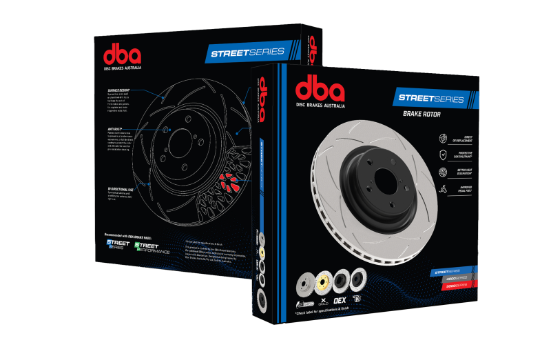 DBA 07-18 Jeep Wrangler (332mm Front Rotor) Front Slotted Street Series Rotor