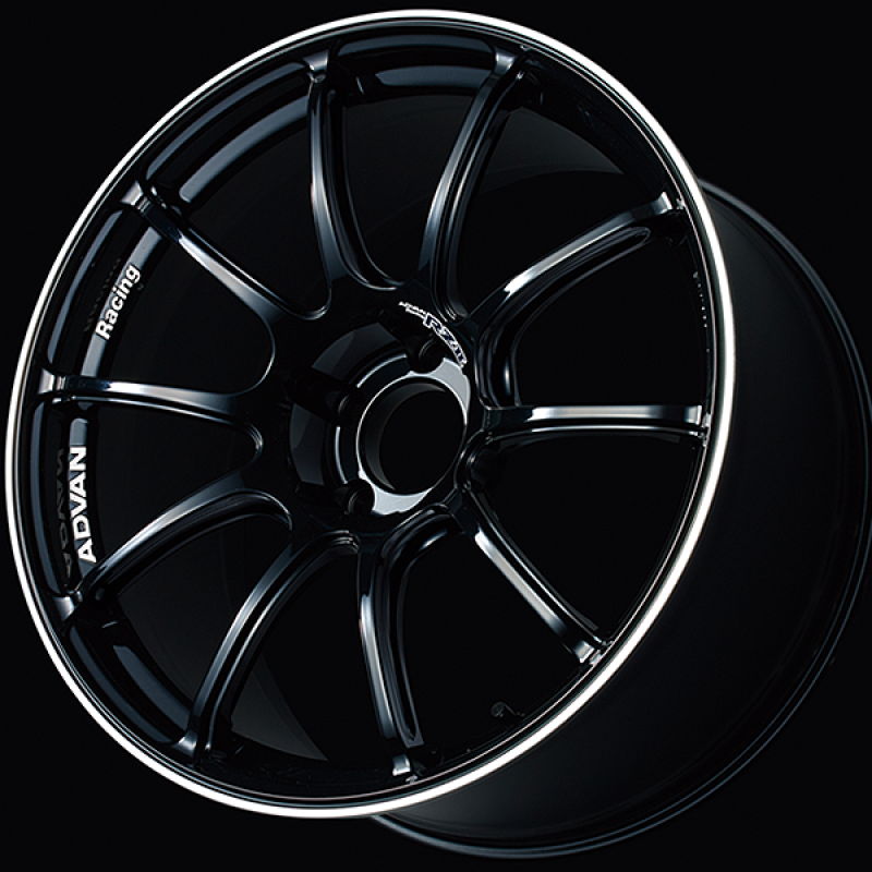 Advan RZII 15x8.0 / +28 Offset / 4x100 / 63mm Bore / Racing Gloss Black and Ring
