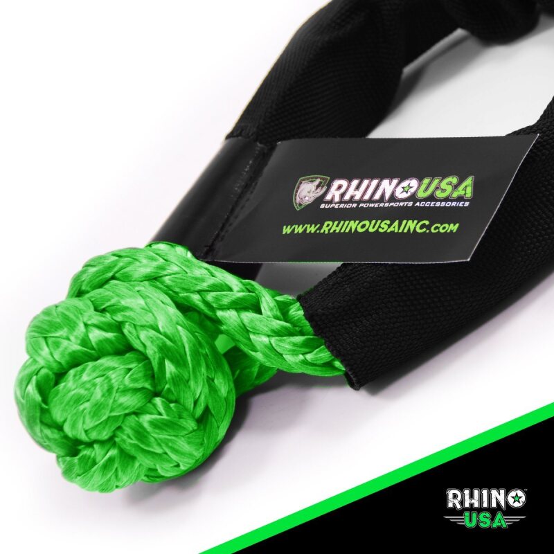 Rhino USA Synthetic Soft Shackle (1Pk 3/8InX22In) (Green)