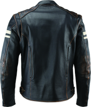 Load image into Gallery viewer, Kuryakyn Leather By River Road Hoodlum Vintage Leather Jacket Black - Small