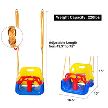 Load image into Gallery viewer, 3-in-1 Baby Swing Seat, Toddler Swing