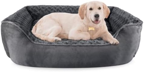 JOEJOY Rectangle Dog Bed for Large Medium Small Dogs