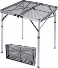 Load image into Gallery viewer, Folding Grill Table for Outside with Adjustable Height Legs