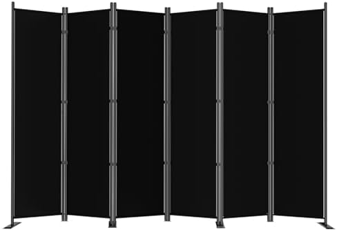 SUNALLY Room Divider Privacy Screens, 6 Panel Divider