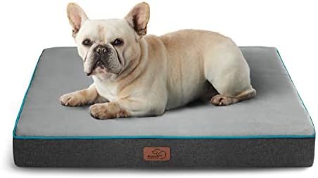 Bedsure Memory Foam Small Dog Bed, Orthopedic Crate Pads