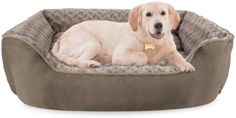 JOEJOY Rectangle Dog Bed for Large Medium Small Dogs