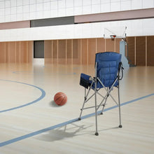 Load image into Gallery viewer, Extra Tall Folding Chair with High Back and Hard Arms