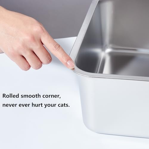 XL Stainless Steel Litter Box
