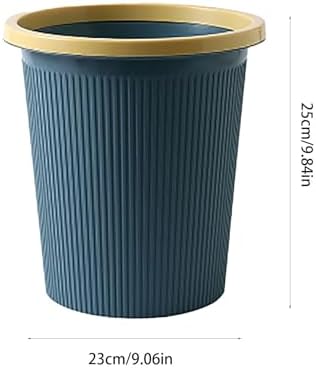 Bathroom Garbage Can, Lightweight Durable Striped Garbage Cans