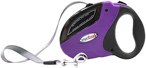 SmartLead Retractable Dog Leash, 16 ft, Reflective, Heavy Duty