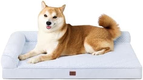 EHEYCIGA Memory Foam Dog Bed for Crate, Large Orthopedic Dog Bed
