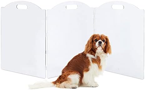 Clear Acrylic Freestanding Dog Gates
