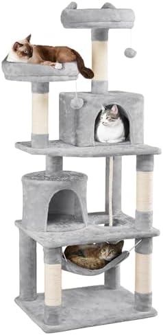 Yaheetech 62.5inches Cat Tree Cat Tower Cat Condo