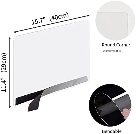 Oncpcare 6 Pack Cat Litter Box Pee Shields, High Side Open Top Kitty Pan Shield