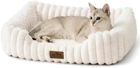 COZY KISS Orthopedic Pet Bed for Small Cats