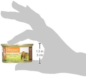 Instinct Original Pate Wet Cat Food, Grain Free Recipe - Real Duck, 3 oz. Cans (Pack of 24)