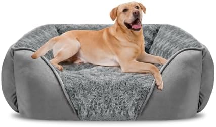 INVENHO XX-Large Dog Bed Rectangle Washable Orthopedic Soft Calming Sleeping
