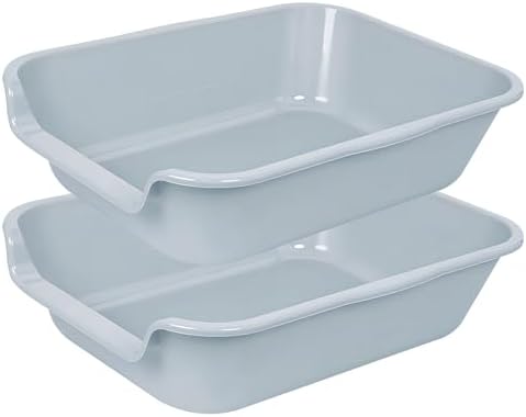 Extra Large Low Entry ABS Cat Litter Box, 1 Pack