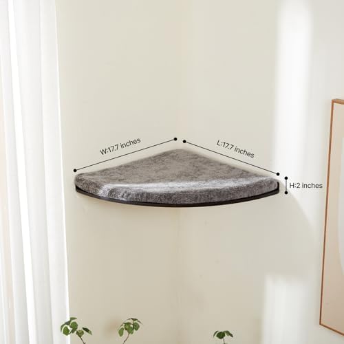 LIORCE Wall Mounted Corner Cat Bed
