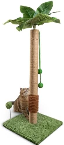 ANWA 35" Tall Simulated Cat Scratching Post