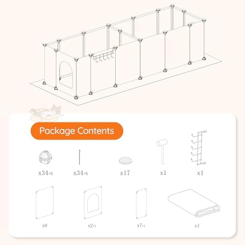 HOOBRO 2 Pack Cat Litter Box Enclosure Splash Guard