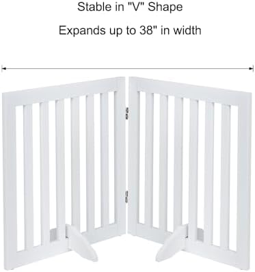 unipaws 24”H Free Standing Pet Gate