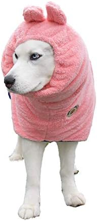 DERPYCHAPPY Dog Bathrobe for Small to Large Dogs, Microfiber