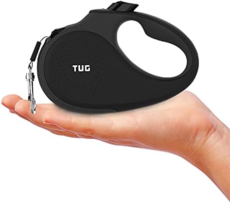 TUG Tiny Retractable Dog Leash, 10 ft