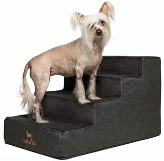Noah & Paw Dog Steps for Bed, Extra Wide Dog Stairs for Bed