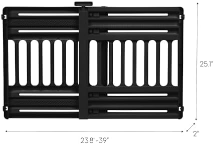 IRIS USA Pet Gate, Adjustable Width