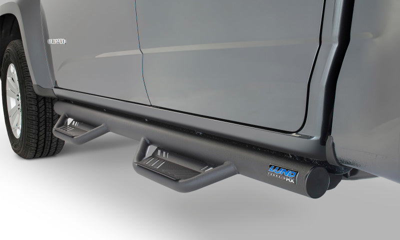 Lund 15-17 Chevy Colorado Ext. Cab Terrain HX Step Nerf Bars - Black